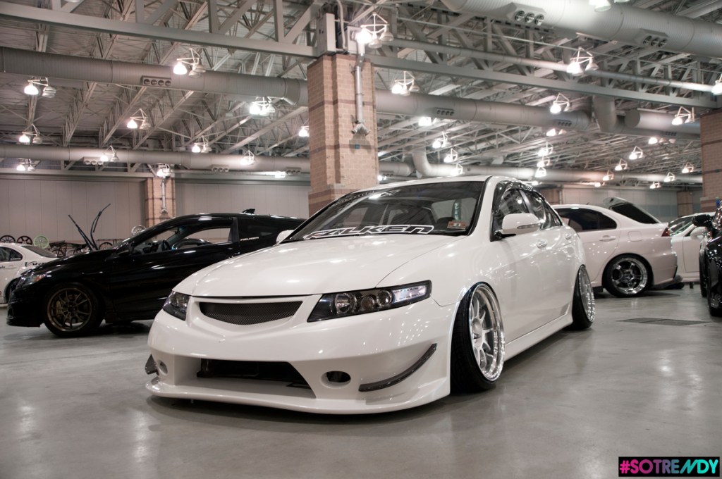 Euro-R converted TSX sporting the J's Racing bumper