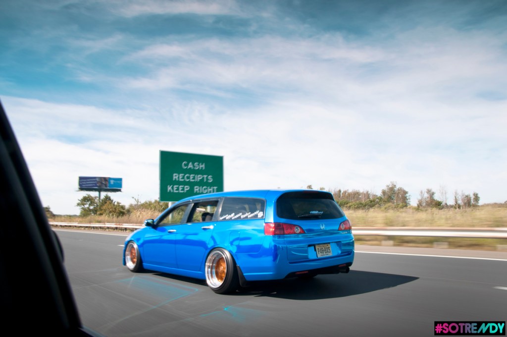 Not too long after we left, we spotted this Euro-R wagon from New York