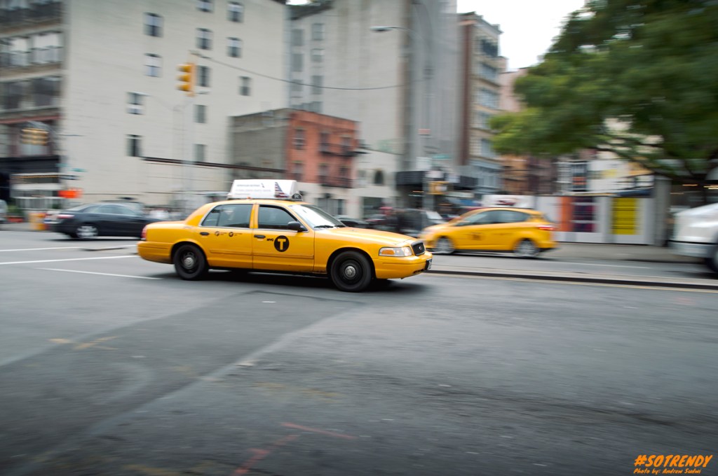 What's a NY trip if you didn't get a shot of the iconic yellow cab